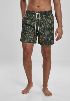 Urban Classics Badehose Paisley Swim Shorts Paisley