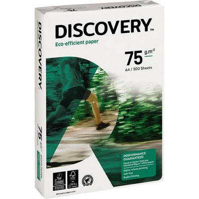 Discovery 834270A75LAAS Discovery Kopierpapier Discovery DIN A4 75 g/qm 2.500