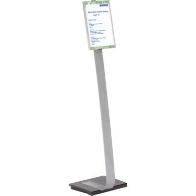 Durable Infost„nder INFO SIGN stand, DIN A4, aus Aluminium