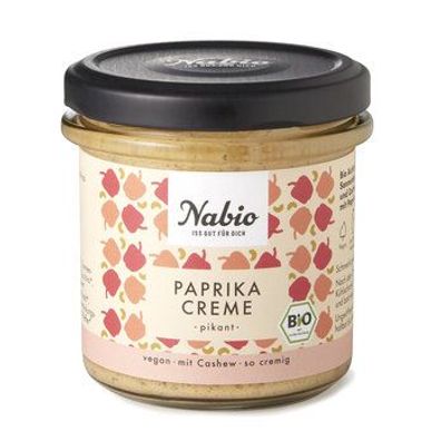 Nabio 6x Nabio Cashew Creme Paprika pikant 135g