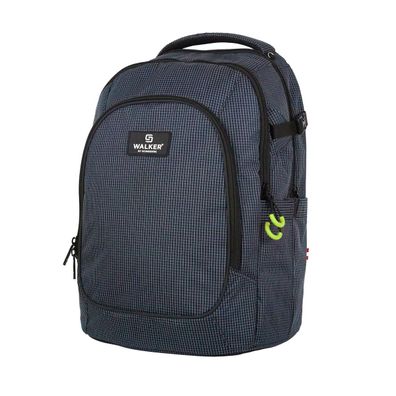 walker® 42122-358 Schulrucksack Campus Evo - grid navy