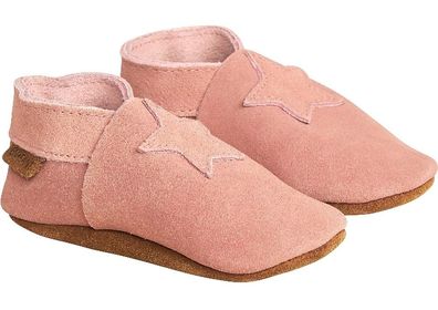 En Fant Kinder Elastischer Hausschuh Wildleder E813110-Old Rose