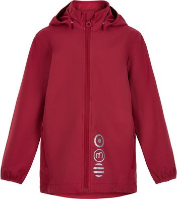 Minymo Kinder Jacke Softshell Jacket Solid Deep Claret Red