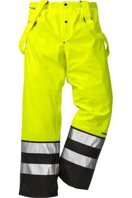 Fristads Warnschutz-Hose High Vis Regenhose Kl. 2 2625 RS Warnschutz-Gelb/Schwarz