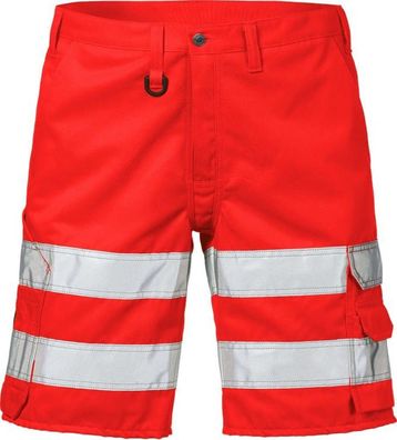 Fristads High Vis Shorts Kl. 2 2528 THL Warnschutz-Rot