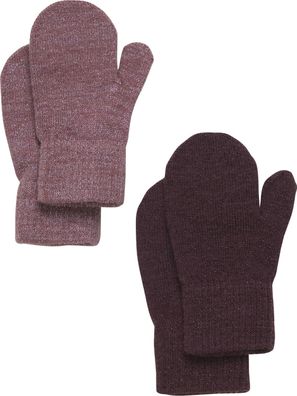 CeLaVi Kinder Handschuh Magic Glitter Mittens (2er Pack) Rose Brown