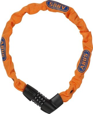 ABUS Fahrradschloss Tresor Kettenschloss 71264 Neon Orange