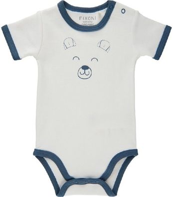 Fixoni Kinder Body SS mit Aufdruck 422005-China Blue