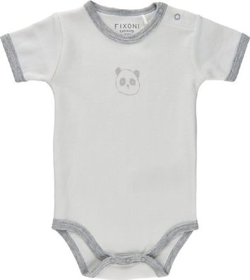 Fixoni Kinder Body SS mit Aufdruck 422005-Grey Melange