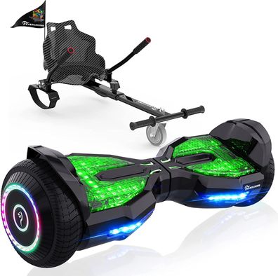 Evercross 6,5 Zoll Hoverboards mit Sitz, App-fähige Bluetooth Hoverboards