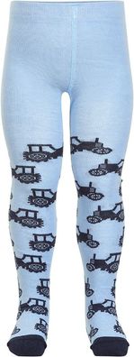 Minymo Kinder Strümpfe Baby Stocking W. Pattern Skyway Blue