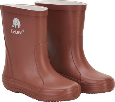 CeLaVi Kinder Gummistiefel Basic Wellies Solid Tortoise Shell