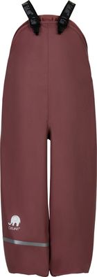 CeLaVi Kinder Regenhose Rainwear Pants Solid PU Rose Brown