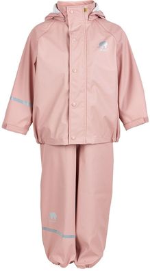 Celavi Kinder Regenset Basic Rainwear Set Solid PU Misty Rose