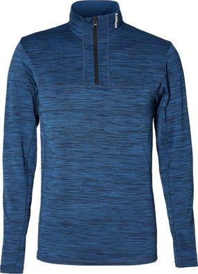 Kansas Longsleeve Evolve T-Shirt Langarm, FastDry Stahlblau/ Dunkelblau