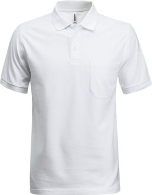 Fristads Poloshirt Kurzarm Acode Poloshirt 1721 PIQ Weiß