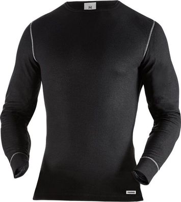 Fristads Longsleeve T-Shirt Langarm 787 OF Schwarz