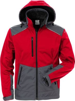 Fristads Softshell-Winterjacke 4060 CFJ Rot/Grau