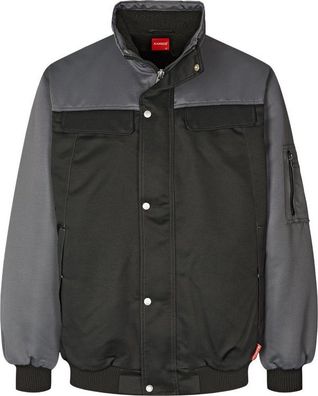 Kansas Winterjacke Icon Two Winter Pilotenjacke 4813 PP Schwarz/Grau