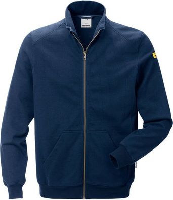 Fristads ESD Sweatjacke 4080 XSM Marineblau