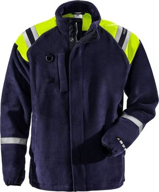 Fristads Flammschutz-Jacke Flamestat Fleecejacke 4073 ATF Marineblau