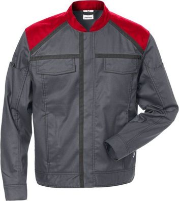 Fristads Jacke 4555 STFP Grau/Rot