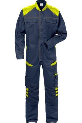 Fristads Overall 8555 STFP Marine/Warnschutz-Gelb