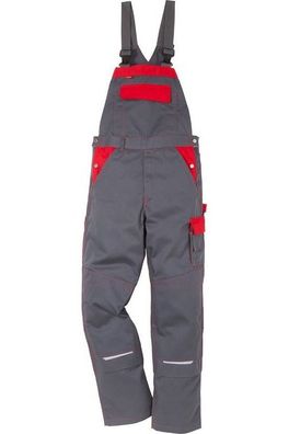 Kansas Icon Two Latzhose 1009 LUXE Grau/Rot