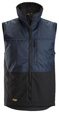 Snickers AllroundWork Winterweste Navy-Schwarz