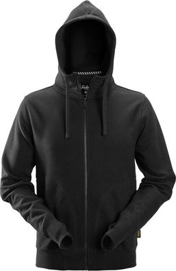 Snickers Workwear AllroundWork Hoodie mit Reißverschluss Schwarz