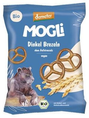 MOGLi Naturkost GmbH 6x Dinkel Brezeln ohne Aufstreusalz 50g