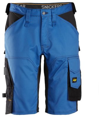 Snickers AllroundWork Stretch Arbeitsshorts, EN 14404 Blau-Schwarz