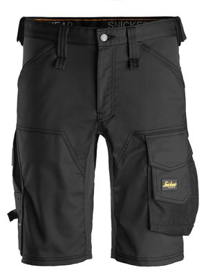 Snickers AllroundWork Stretch Arbeitsshorts Schwarz