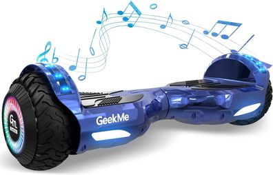 GeekMe Hoverboards 6,5 Zoll Dualmotorräder, Selbstausgleichende Hoverboards