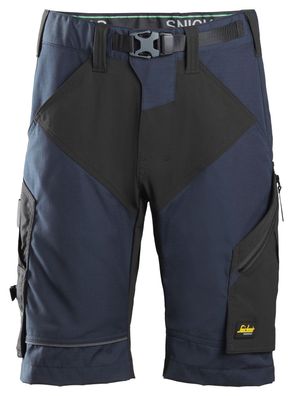 Snickers FlexiWork Arbeitsshorts Navy-Schwarz