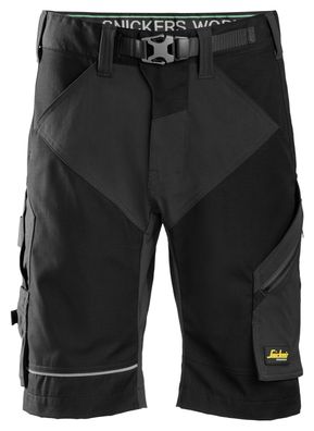 Snickers FlexiWork Arbeitsshorts Schwarz