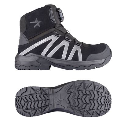 Solid Gear Onyx Mid Sicherheitsschuhe, EN 20345, 61340 S3 HRO ESD SRC Black