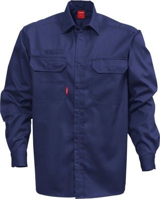 Kansas Hemd Langarm 7385 B60 Marineblau