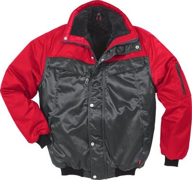 Kansas Winterjacke Icon Two Winter Pilotenjacke 4813 PP Grau/Rot