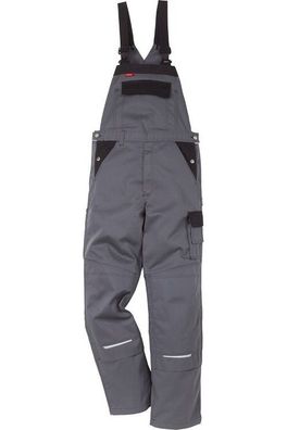 Kansas Icon Two Latzhose 1009 LUXE Grau/Schwarz