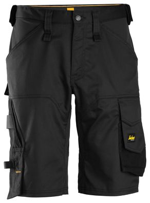 Snickers AllroundWork Stretch Arbeitsshorts, EN 14404 Schwarz