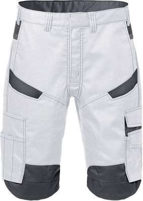 Fristads Stretch-Shorts 2562 STFP Weiß/Grau