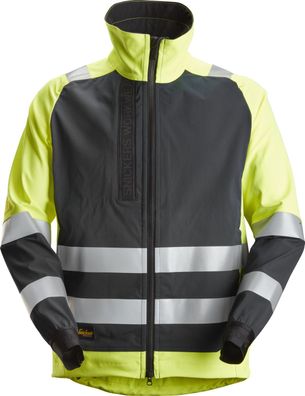 Snickers Workwear AllroundWork, High-Vis ungefütterte Arbeitsjacke Hi-Vis Gelb/Sc