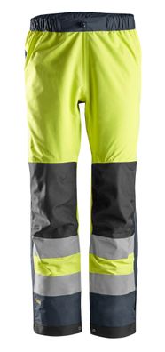 Snickers AllroundWork Hi-Vis wasserdichte Shell Arbeitshose, Kl. 2, EN 20471, 343