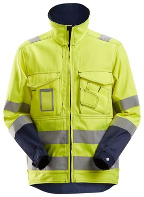 Snickers Hi-Vis Arbeitsjacke, Kl. 3, EN 20471 HV-Gelb-Navy