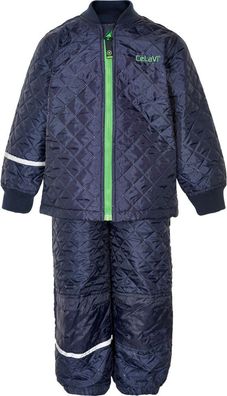 Celavi Kinder Thermo Set Basic Thermal Set Solid Dress Blues