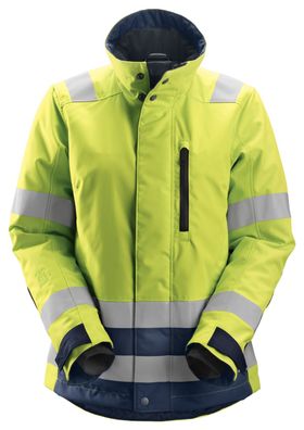 Snickers Damen AllroundWork Hi-Vis 37.5® isolierte Arbeitsjacke, Kl. 2/3, EN 2047