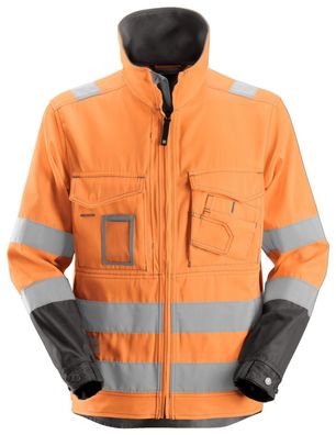 Snickers Hi-Vis Arbeitsjacke, Kl. 3, EN 20471 HV-Orange-Anthrazit