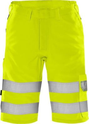 Fristads High Vis Green Shorts Kl. 2 2650 GPLU Warnschutz-Gelb