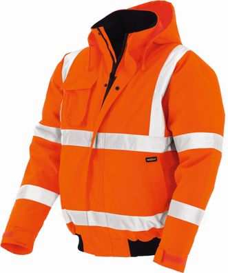 teXXor Warn-Wetterschutz-Pilotenjacke Whistler Leuchtorange